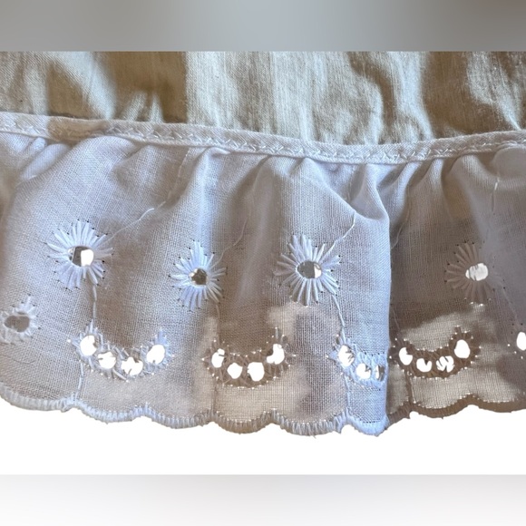 VTG Handmade Quilt Boho Prairie Patchwork Pinafore Apron Maxi Dress Hippie OOAK - Picture 8 of 14